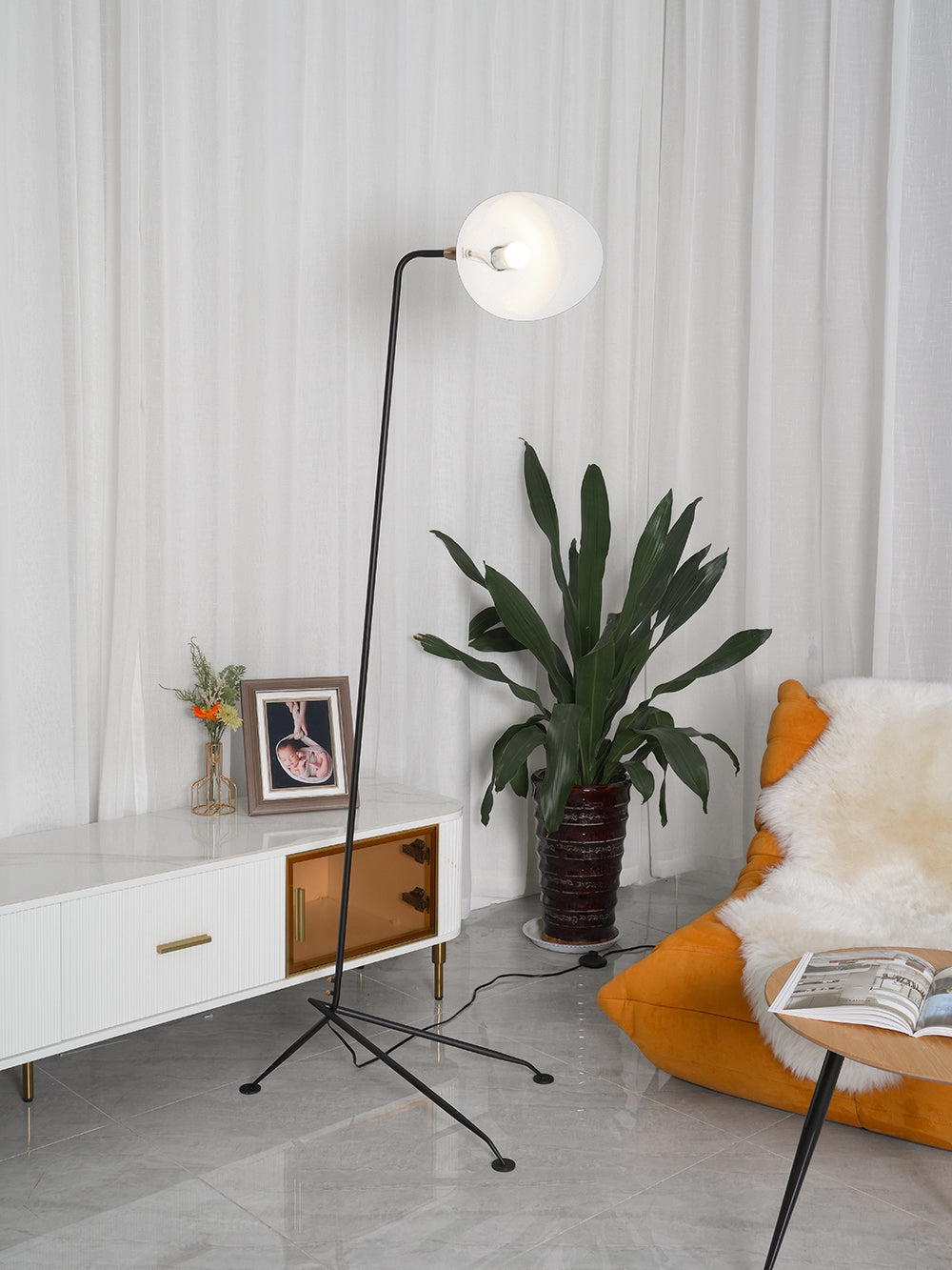 Serge Mouille Reading Lamp Floor Lamp