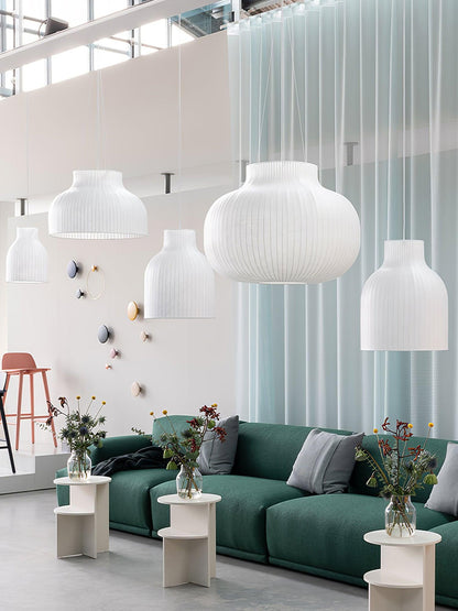 Serica Trio Silk Collection Houselight Pendant Lamp