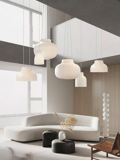 Serica Trio Silk Collection Houselight Pendant Lamp