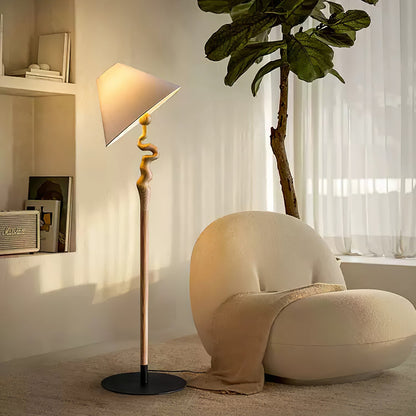 Serpentine Twist Accent Lamp Floor Lamp