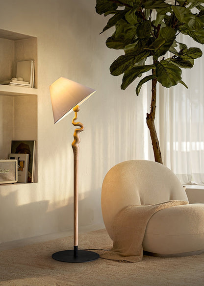 Serpentine Twist Accent Lamp Floor Lamp