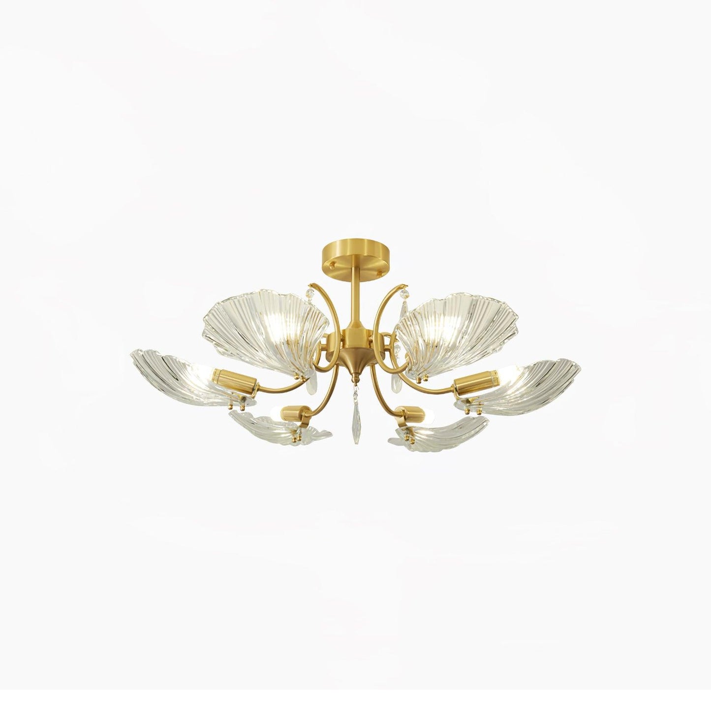 Shell Brass Ceiling-mounted light Ceiling Lamp