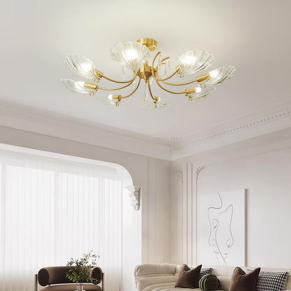 Shell Brass Ceiling-mounted light Ceiling Lamp