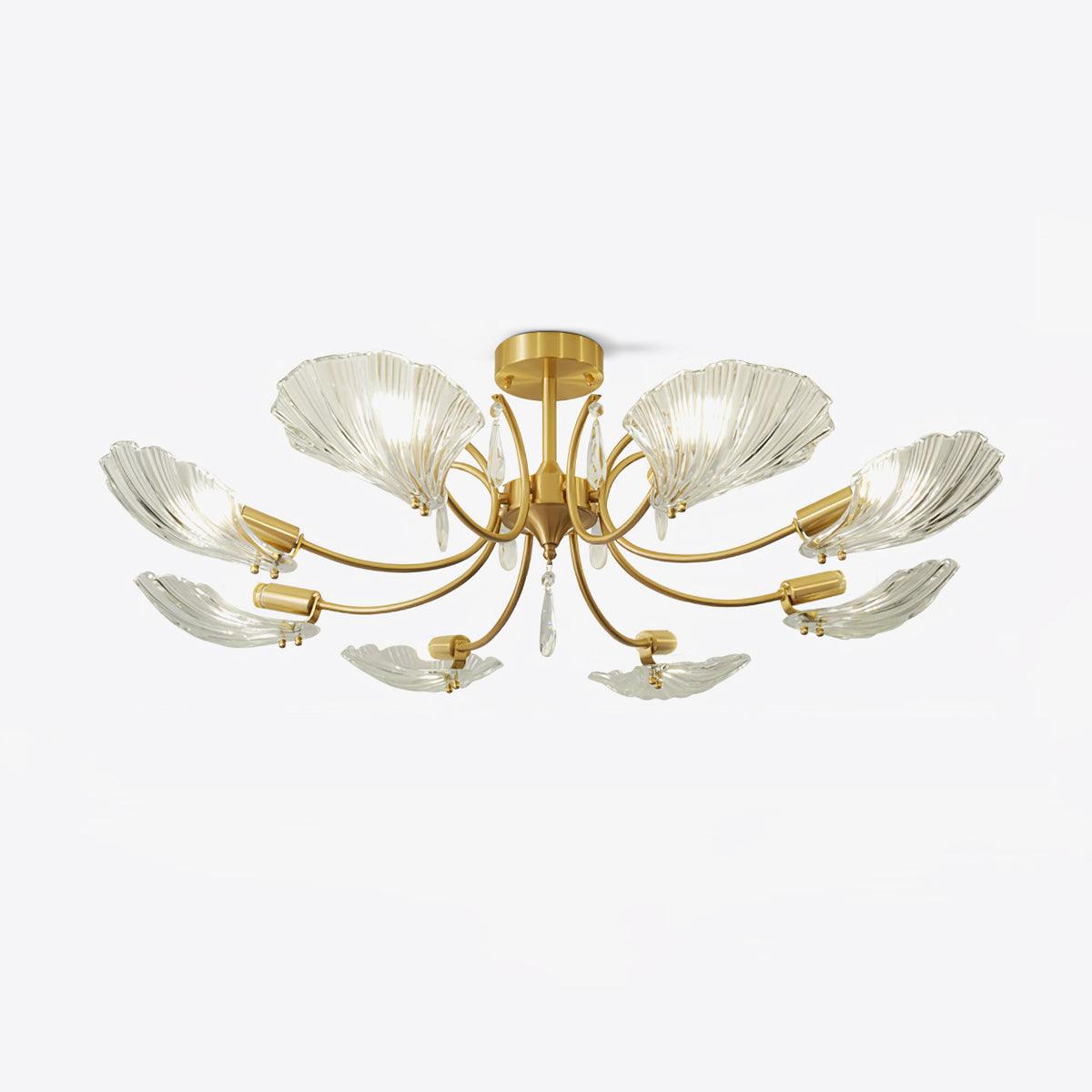 Shell Brass Ceiling-mounted light Ceiling Lamp