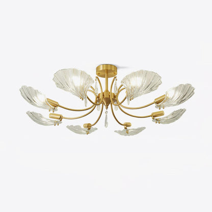 Shell Brass Ceiling-mounted light Ceiling Lamp