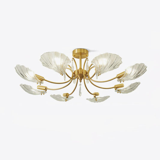 Shell Brass Ceiling-mounted light Ceiling Lamp