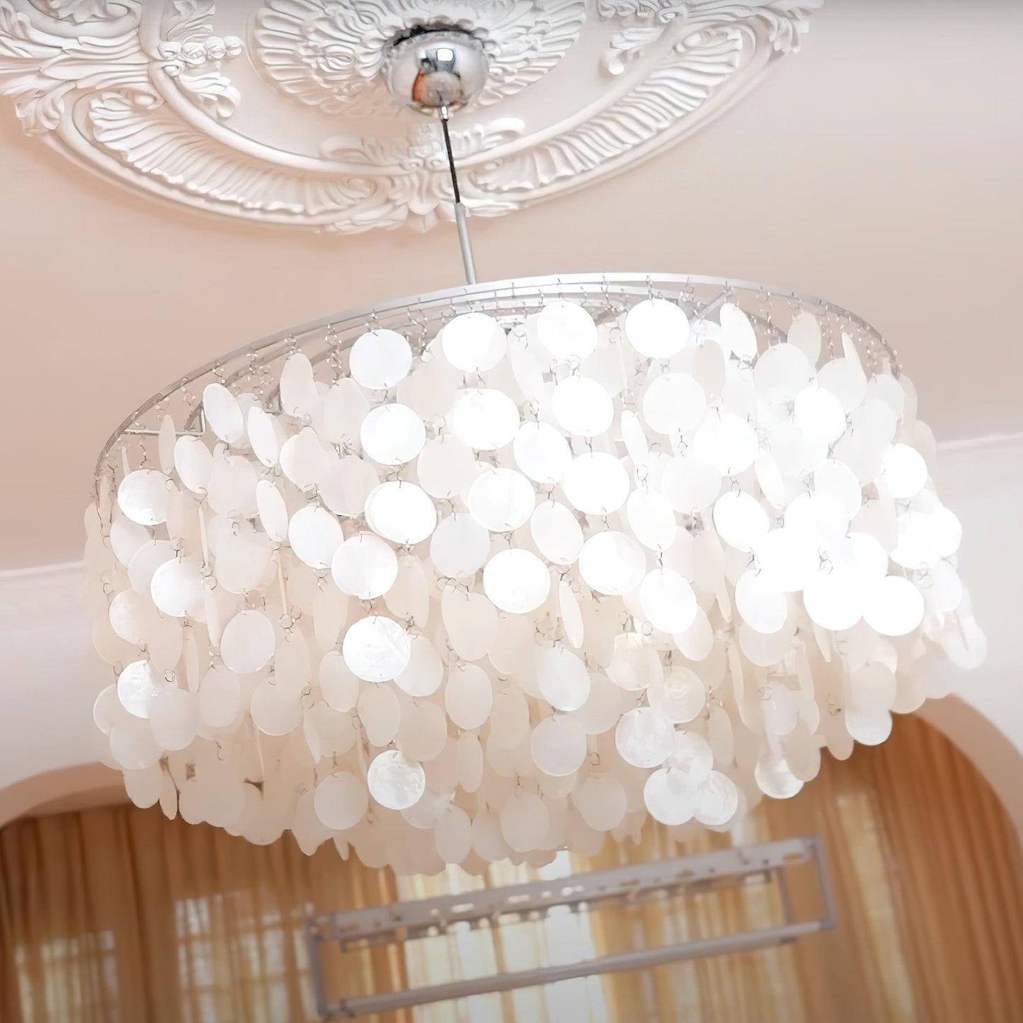 Round Shell Pendant light Chandelier