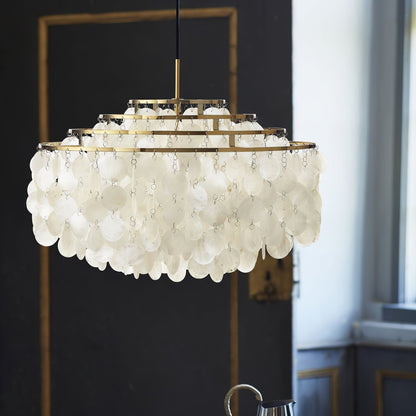 Round Shell Pendant light Chandelier