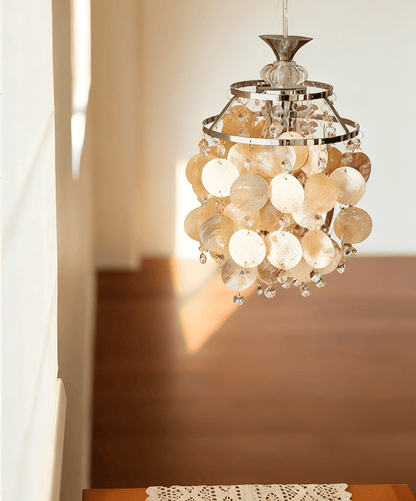 Shell Disc Pendant Light