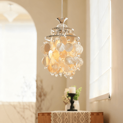 Shell Disc Pendant Light
