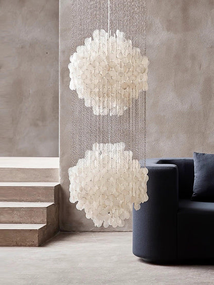 Shell Waterfall Pendant light Chandelier