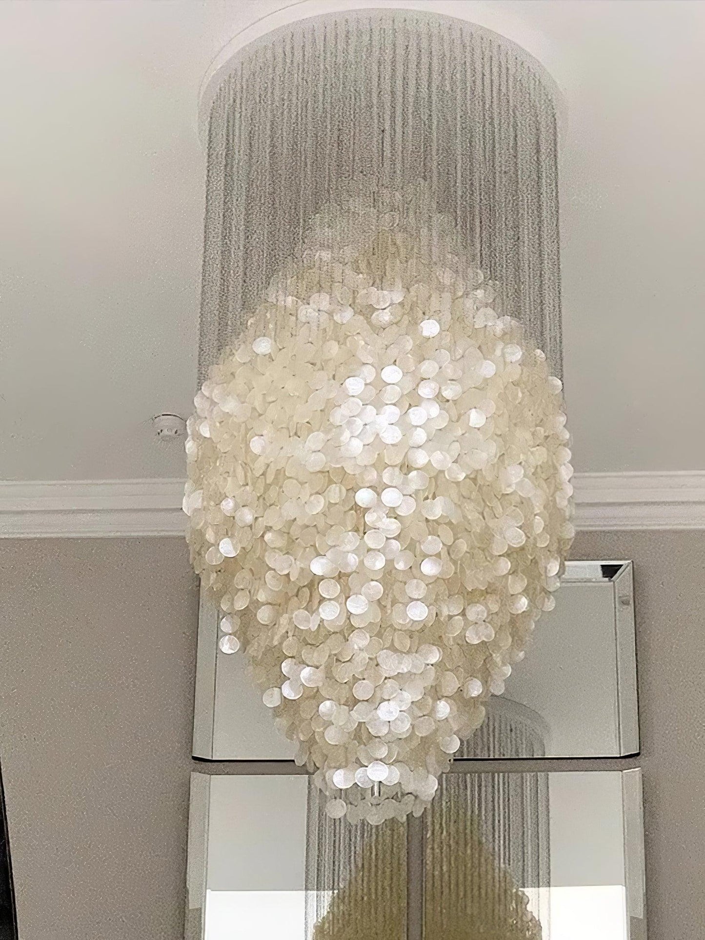 Shell Waterfall Pendant light Chandelier