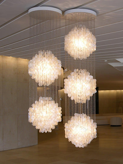 Shell Waterfall Pendant light Chandelier