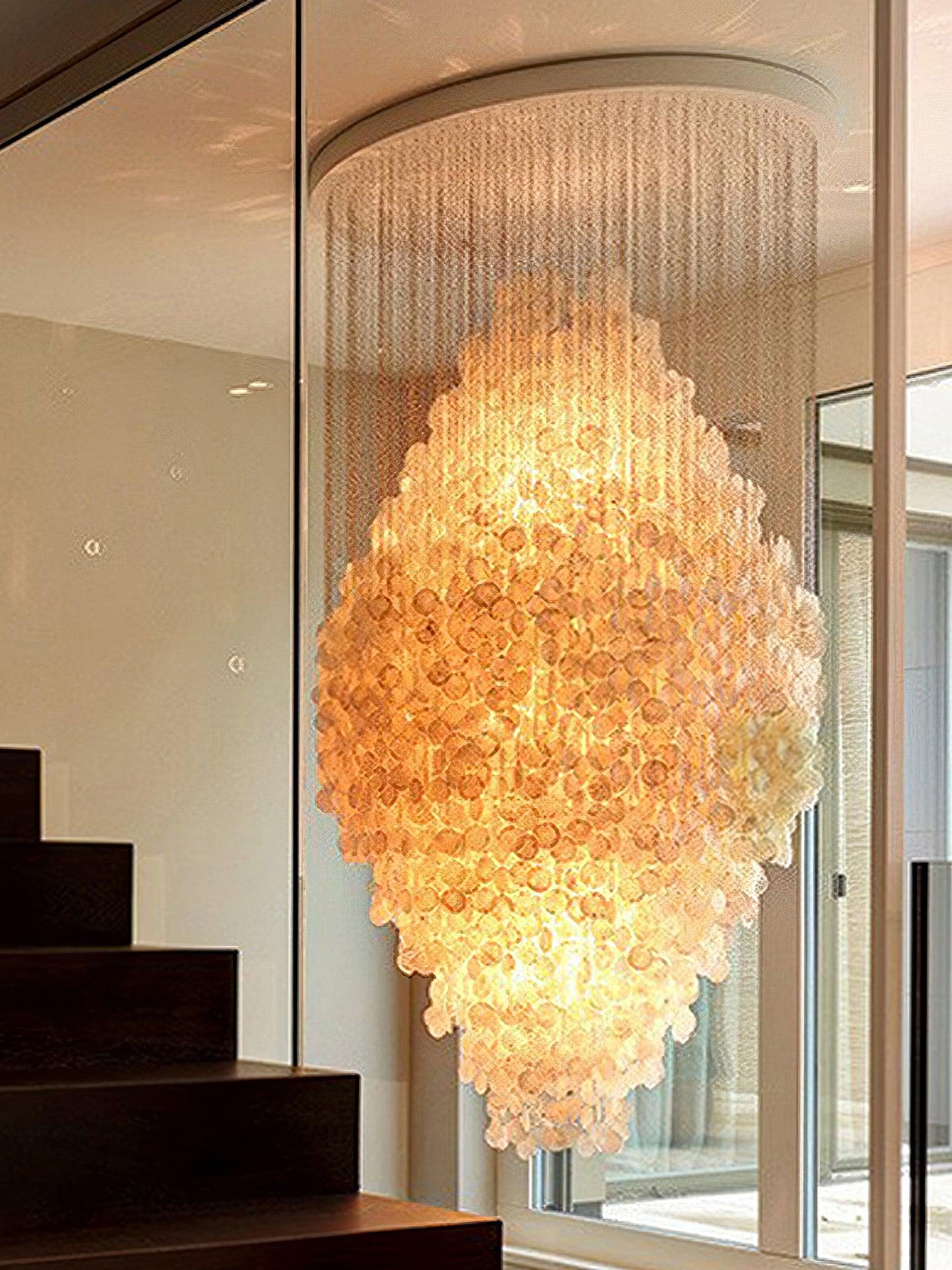 Shell Waterfall Pendant light Chandelier