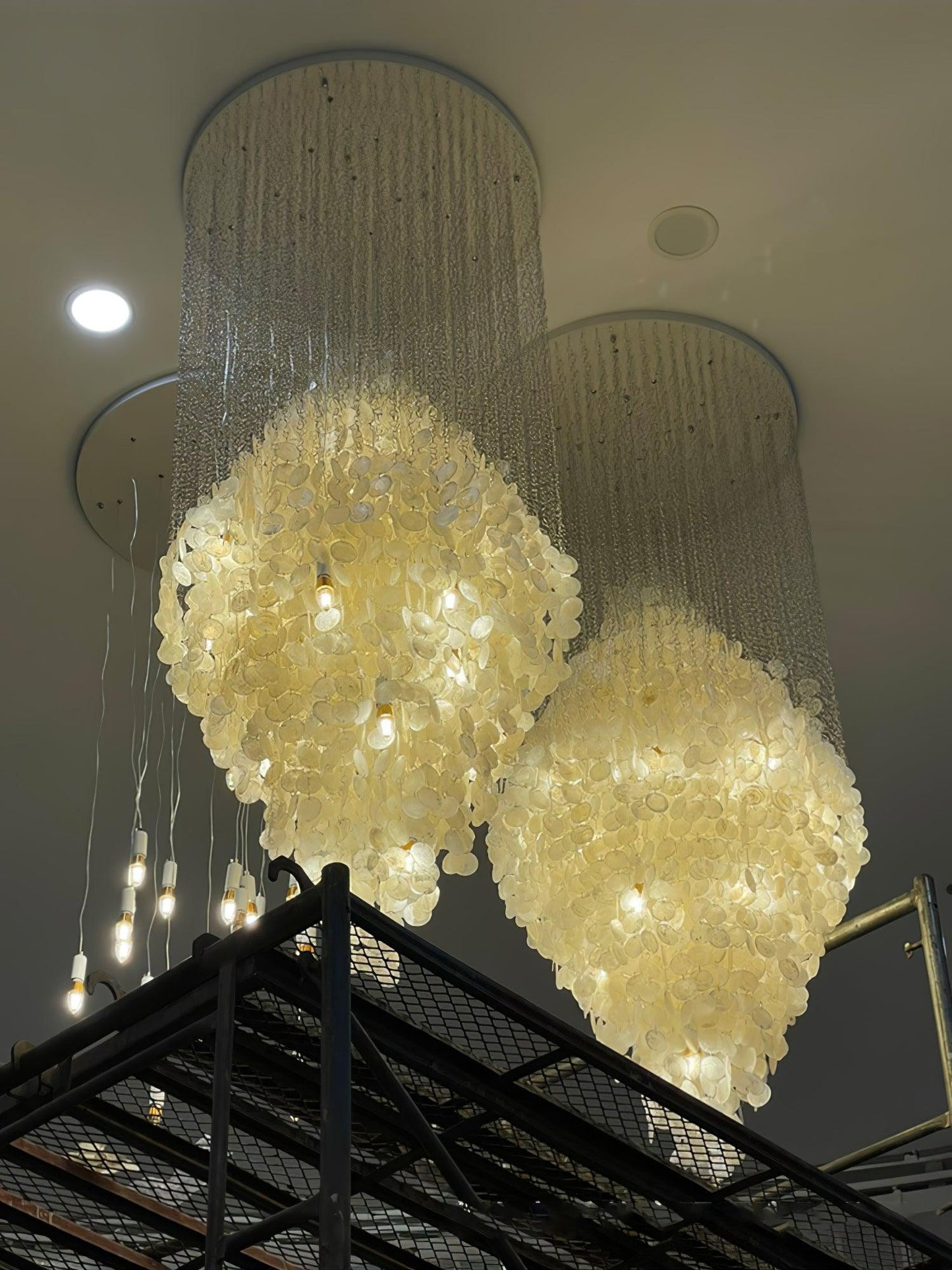 Shell Waterfall Pendant light Chandelier