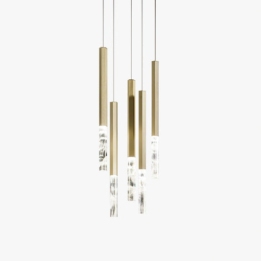 Shine Vertical Plumage Pendant light Suspension