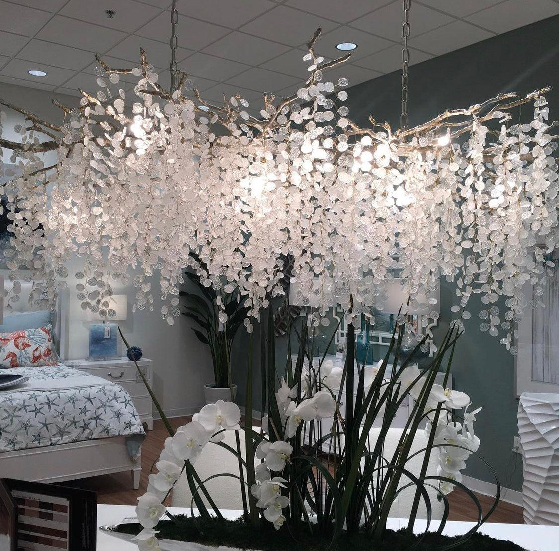 Shiro Noda Crystal Electrolier Chandelier