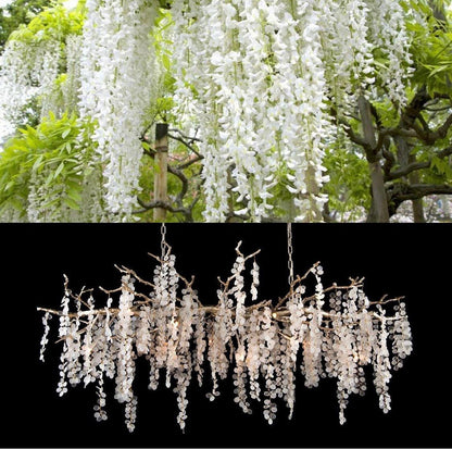 Shiro Noda Crystal Electrolier Chandelier