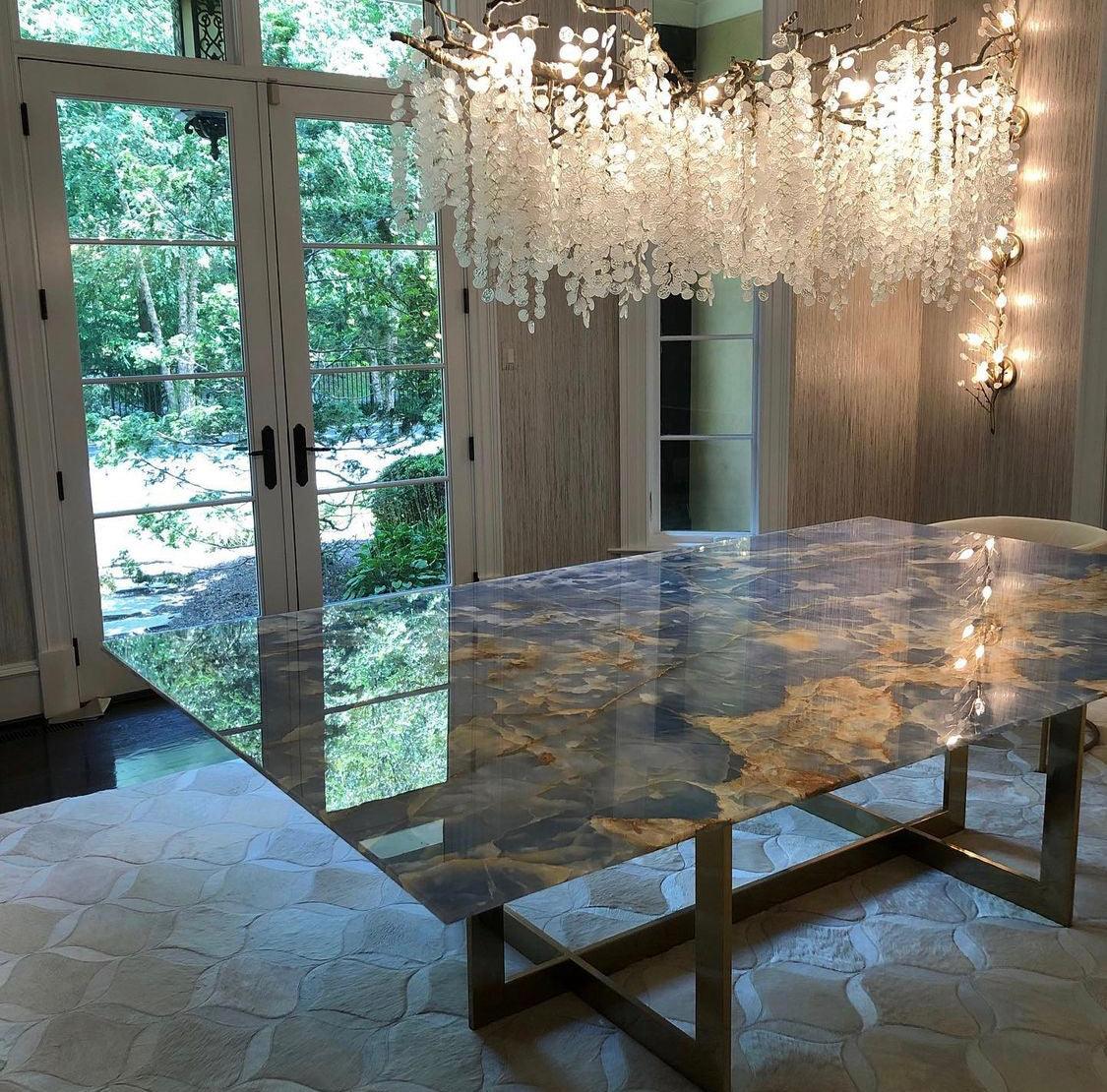 Shiro Noda Crystal Electrolier Chandelier