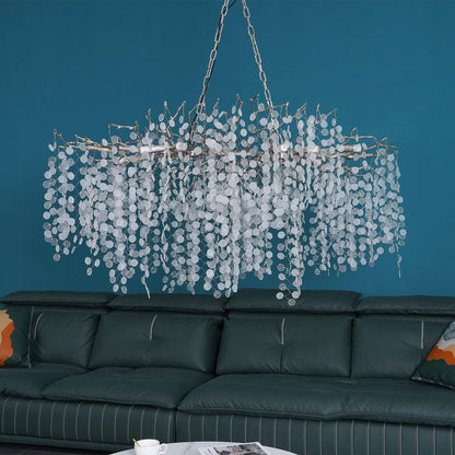 Shiro Noda Crystal Electrolier Chandelier