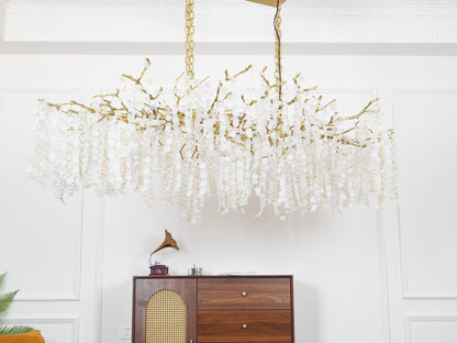 Shiro Noda Crystal Electrolier Chandelier