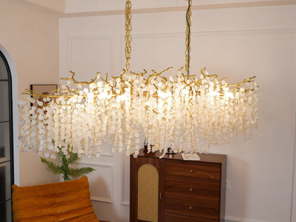 Shiro Noda Crystal Electrolier Chandelier