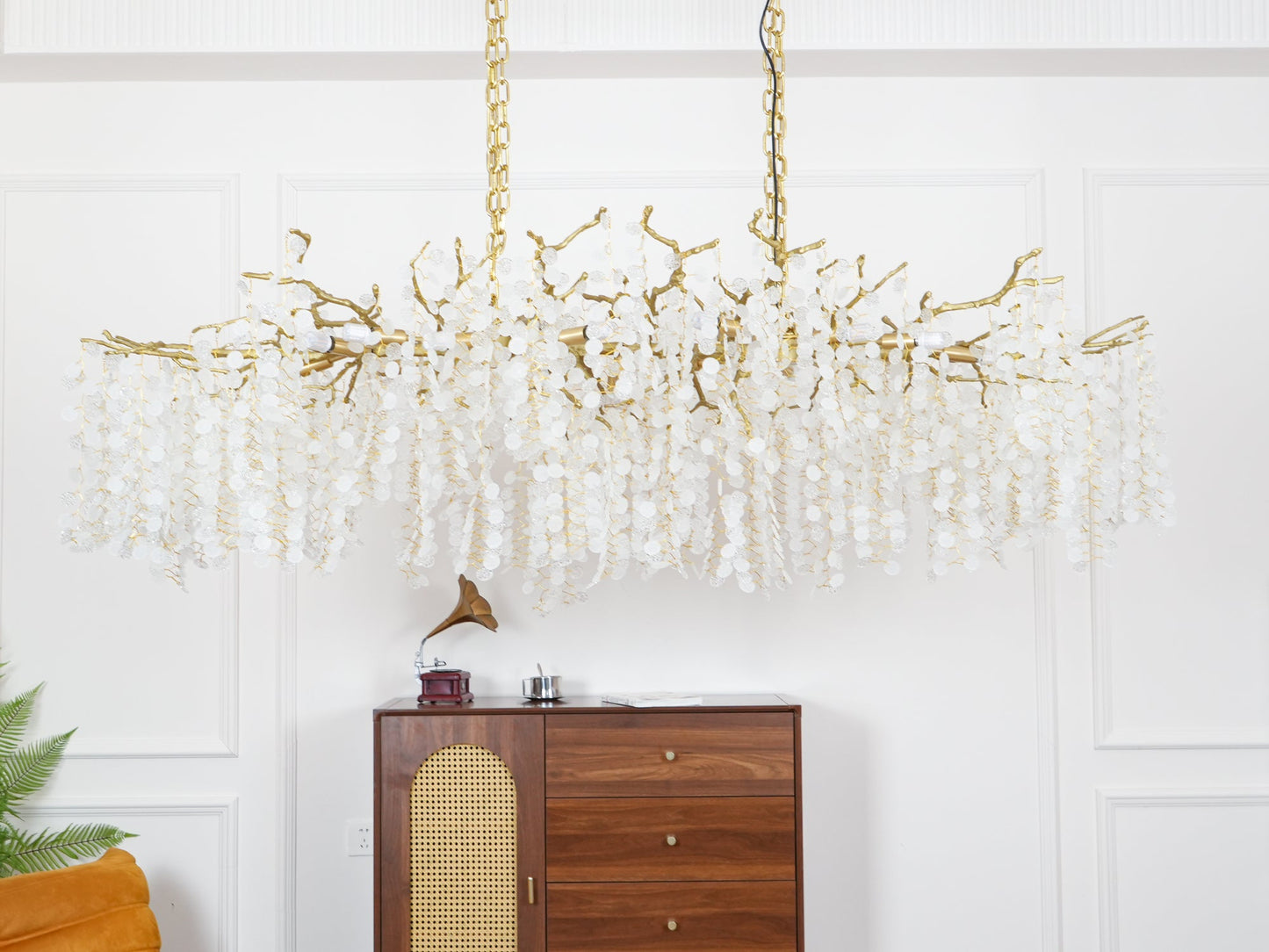 Shiro Noda Crystal Electrolier Chandelier