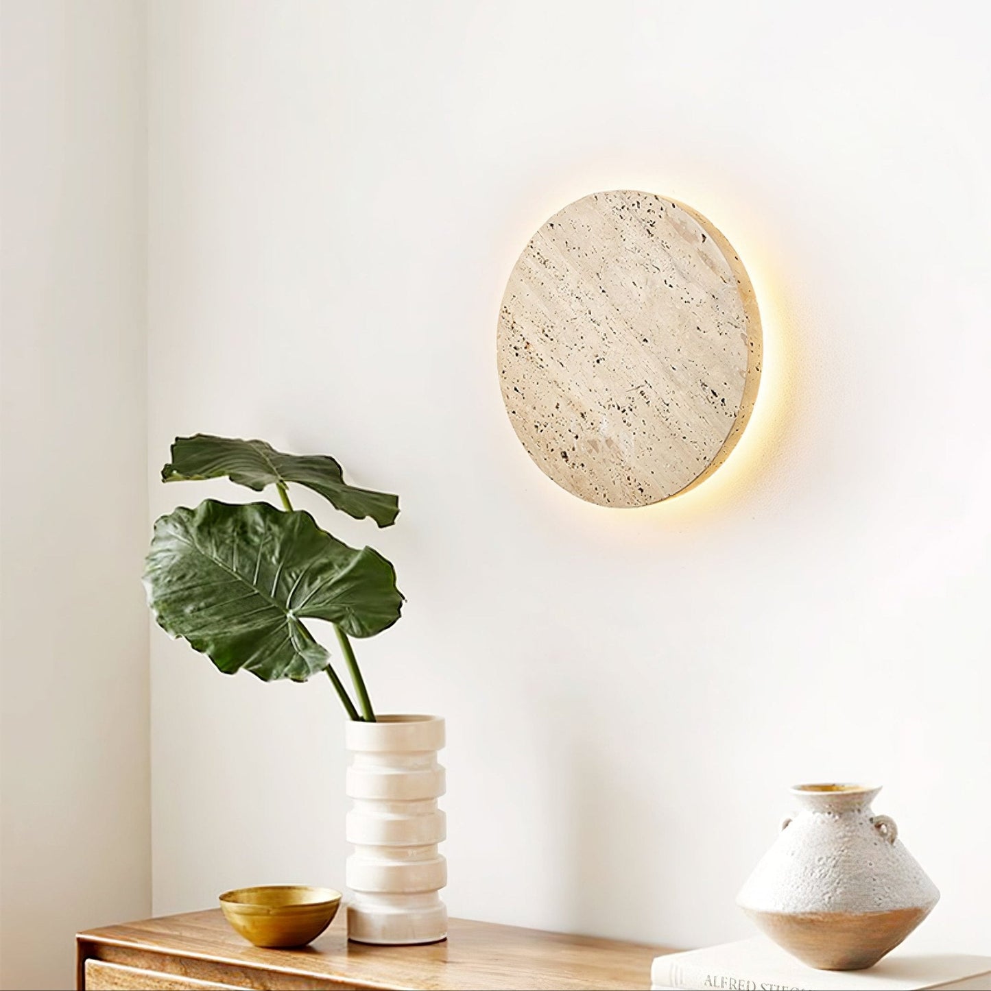 Siena Travertine Wall Light