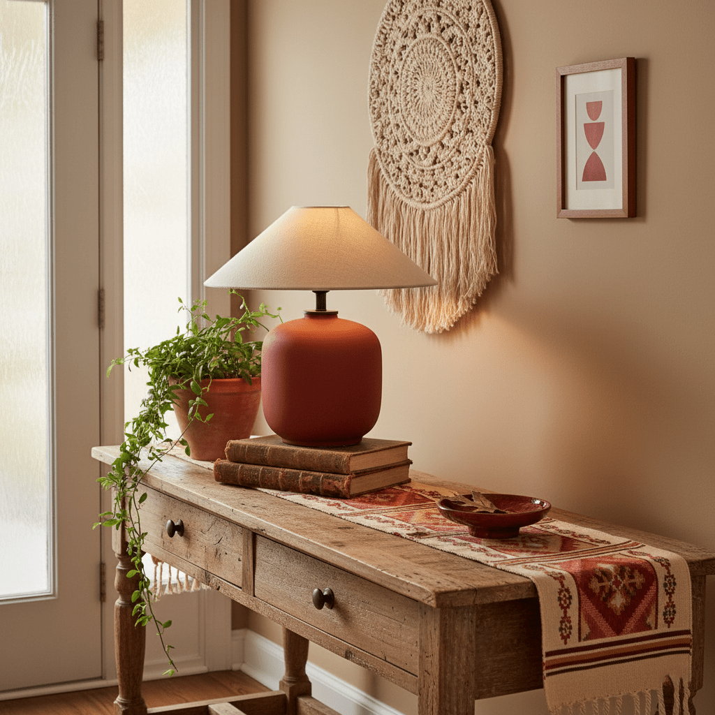 Sienna Clay Table Lamp