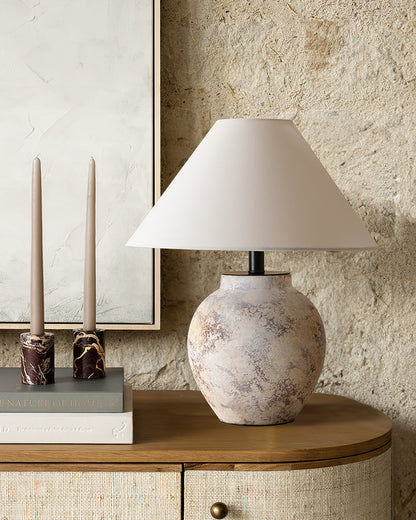 Sierra Clay Work lamp Table Lamp