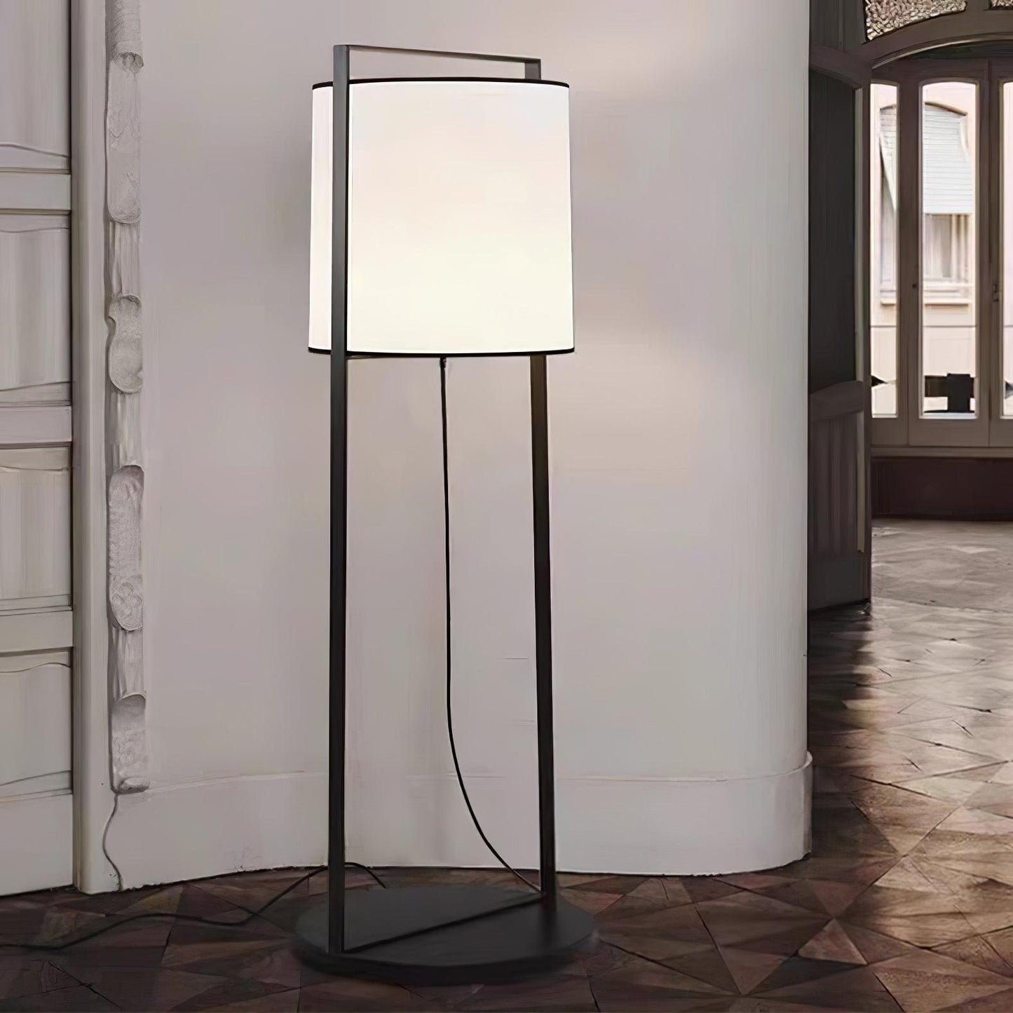 Silhouette Textile Floor-mounted Lamp Floor Lamp