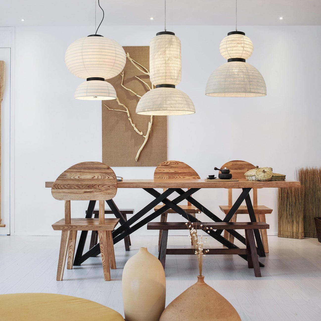 Modern Silk Droplight Pendant Light