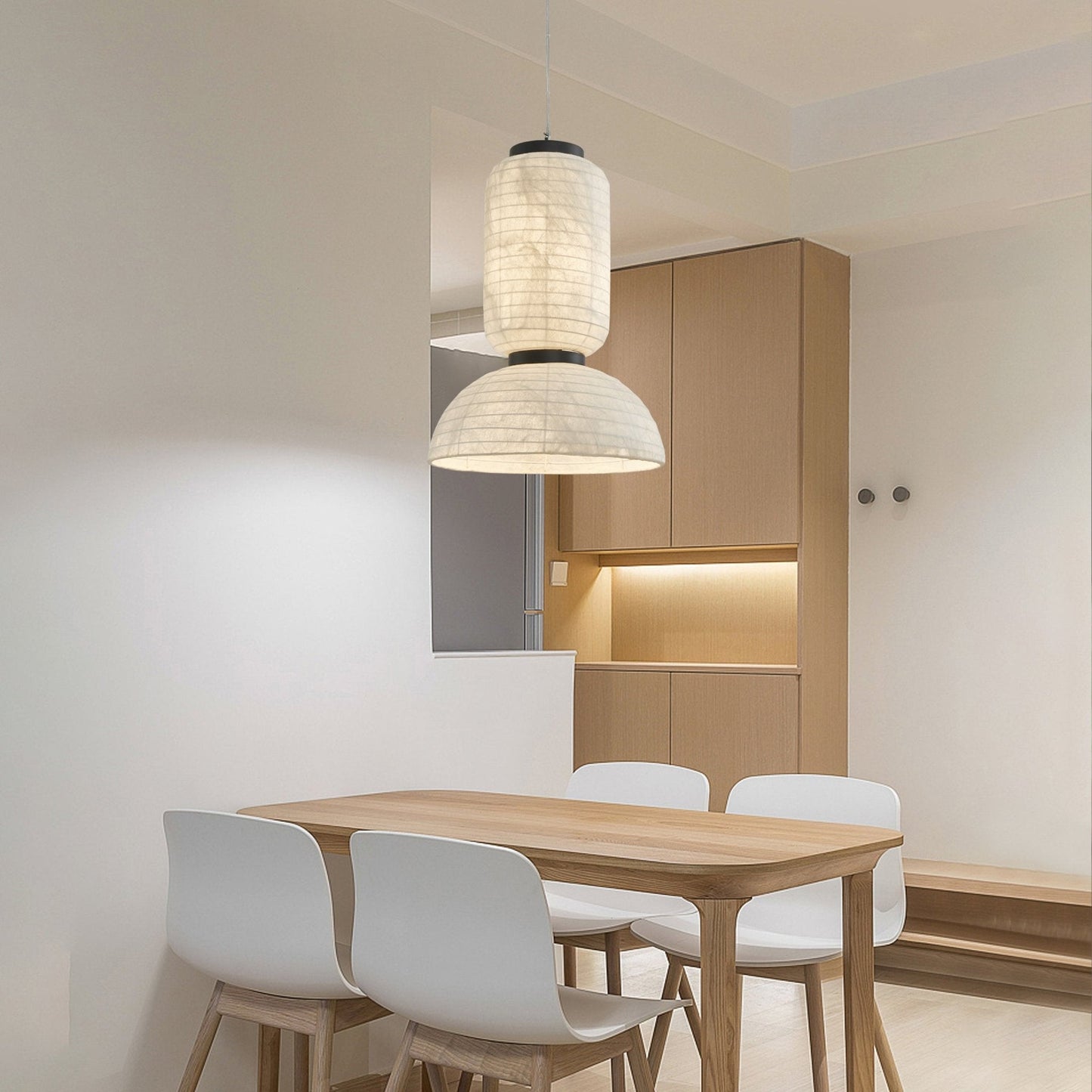 Modern Silk Droplight Pendant Light