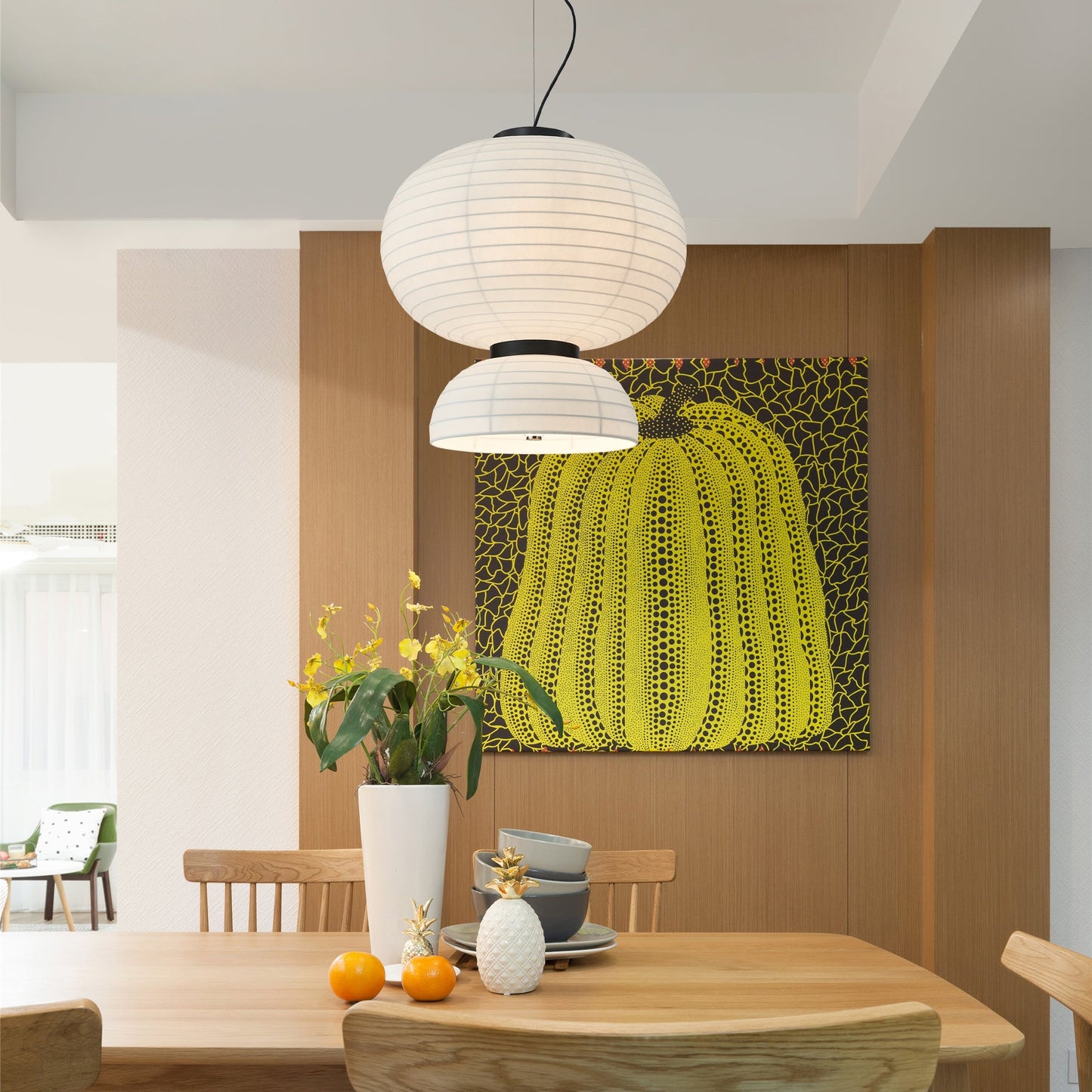 Modern Silk Droplight Pendant Light