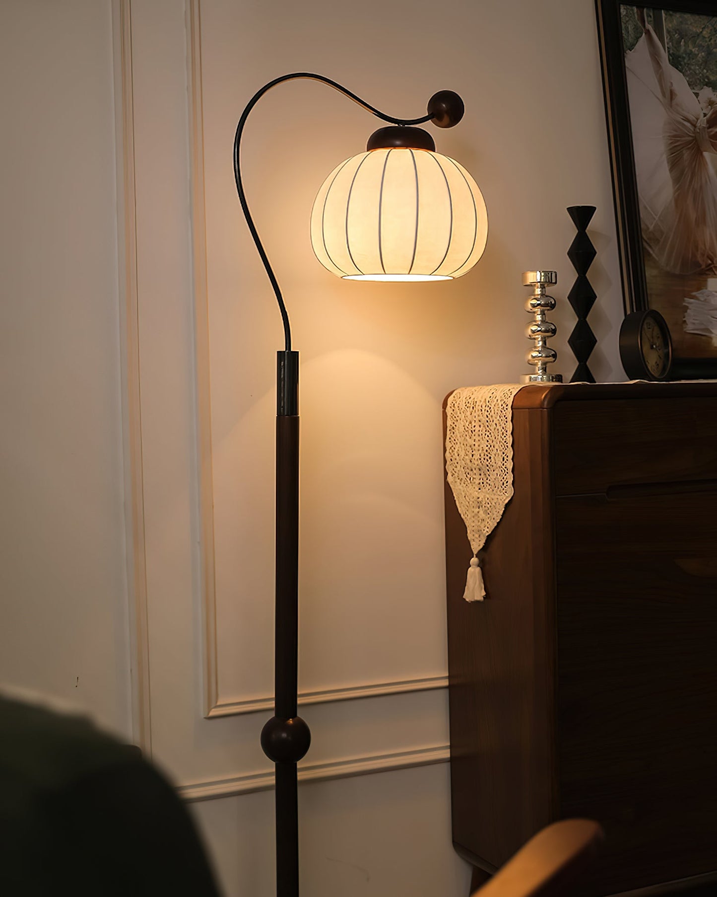 Silk Globe Floor-mounted Lamp Floor Lamp