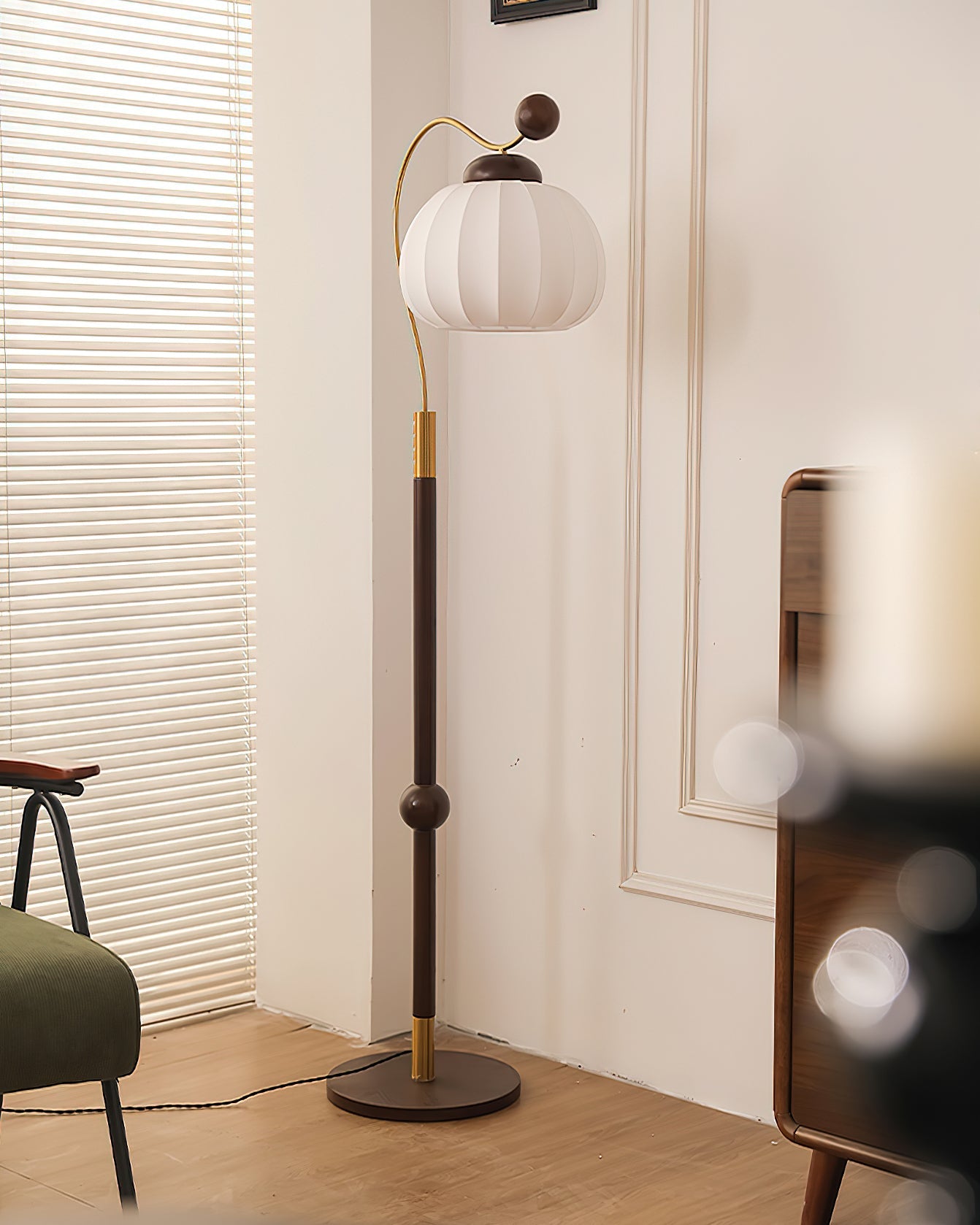 Silk Globe Floor-mounted Lamp Floor Lamp