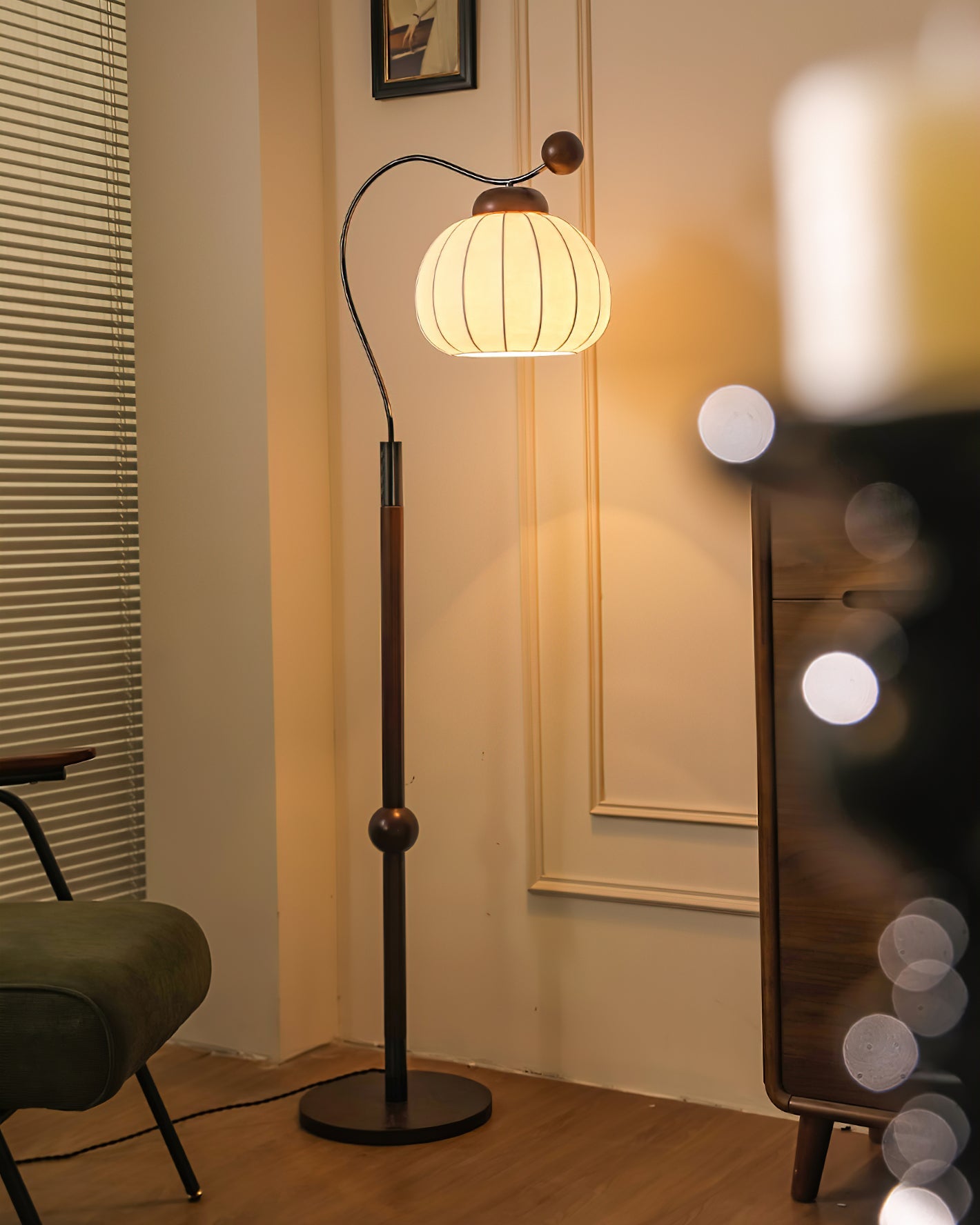 Silk Globe Floor-mounted Lamp Floor Lamp