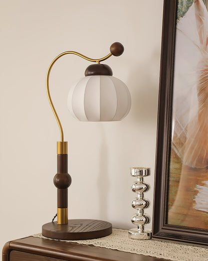 Silk Globe Accent lamp Table Lamp