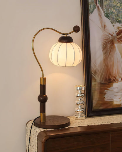 Silk Globe Accent lamp Table Lamp