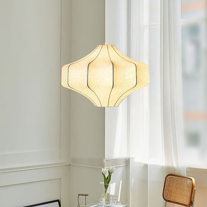Silken Aura Silk Pendant Lamp