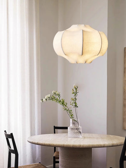 Silken Lotus Silk Pendant Lamp