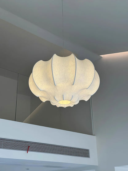 Silken Lotus Silk Pendant Lamp