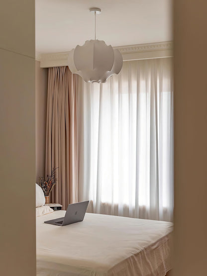 Silken Lotus Silk Pendant Lamp