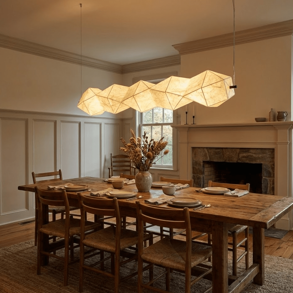 Silvara Fold Linear Pendant Lamp