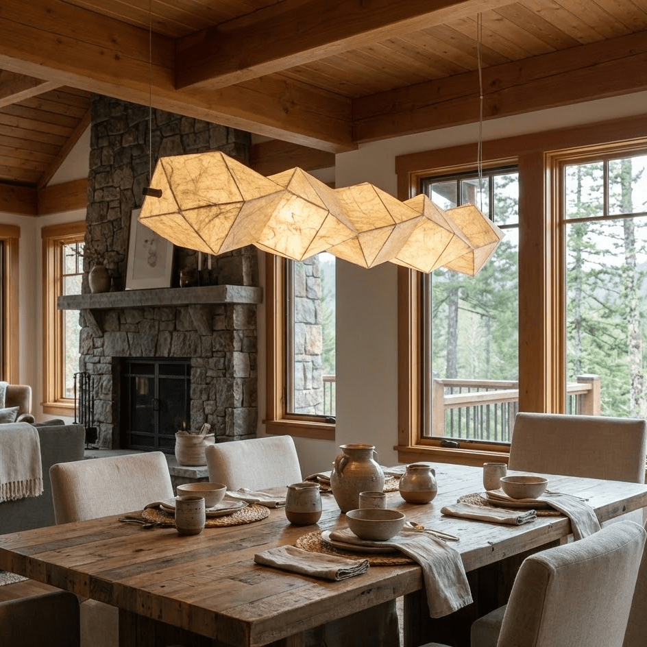 Silvara Fold Linear Pendant Lamp