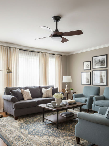 Silven Curve Ceiling Fan Light