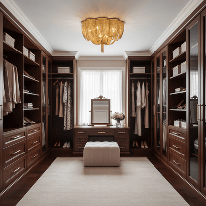 Silver Chain Tassel Ceiling Light