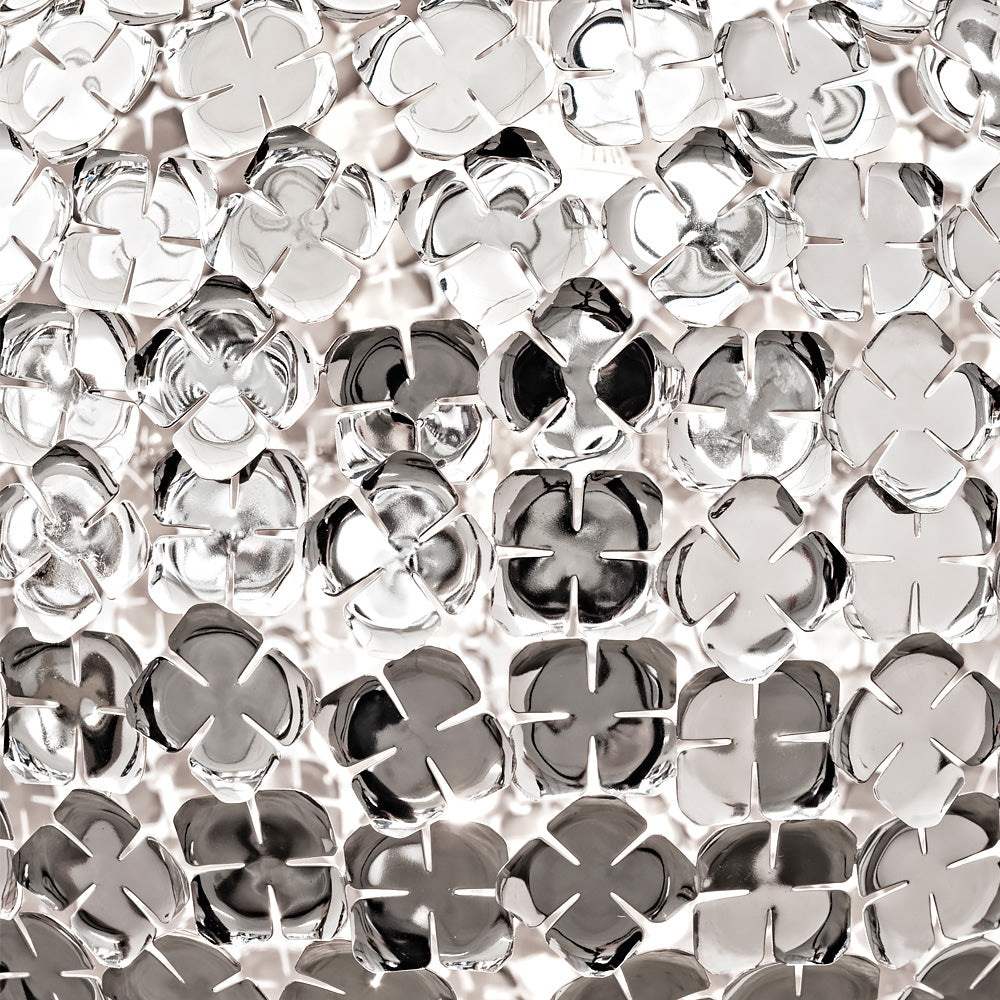 Silver Flower Pendant Light