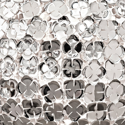 Silver Flower Pendant Light