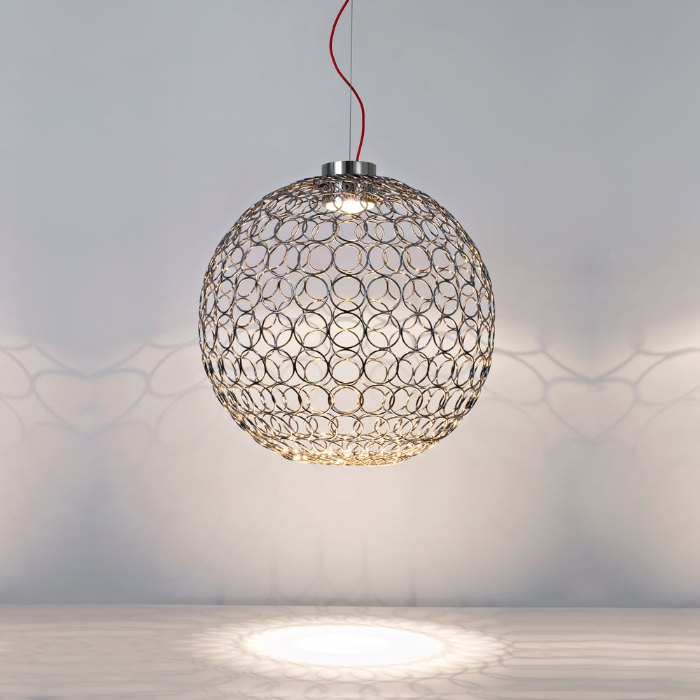 Silver Metal Ball Light